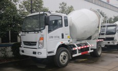 重汽豪曼3方攪拌車(chē)